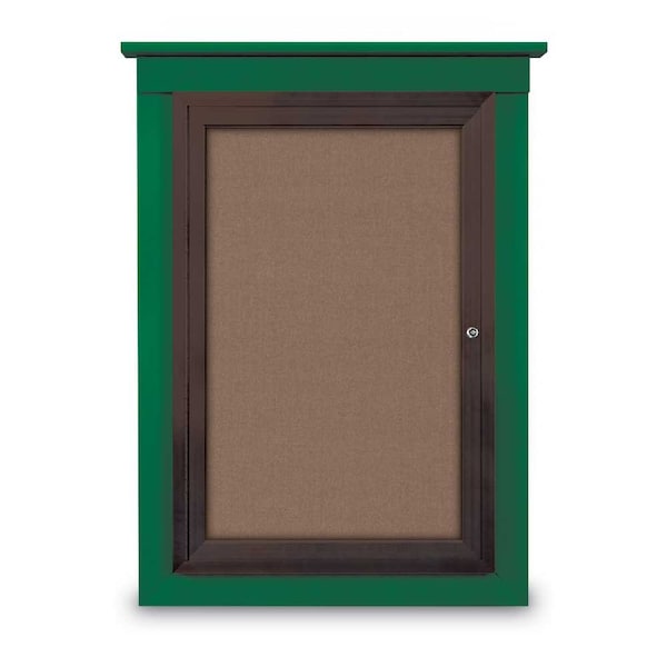 Sliding Glass Enclosed Letterboard, 96"x3